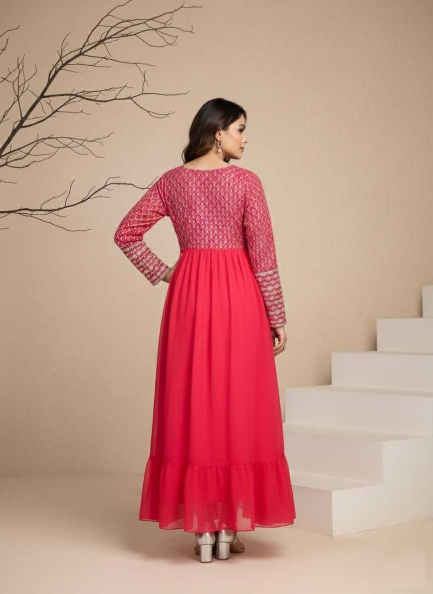 YNF Wholesale Georgette Anarkali Gown KESH559 385 | Surat Manufacturer