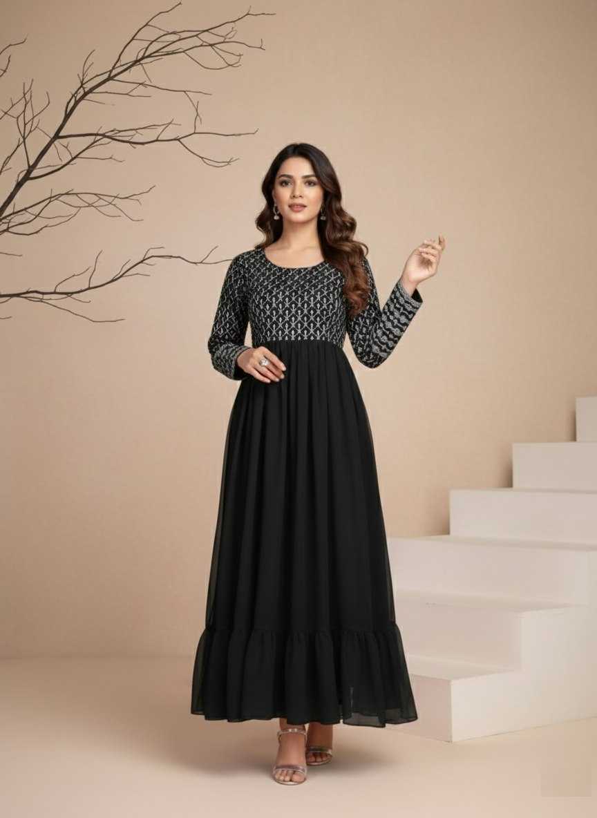YNF Wholesale Georgette Anarkali Gown KESH559 385 | Surat Manufacturer