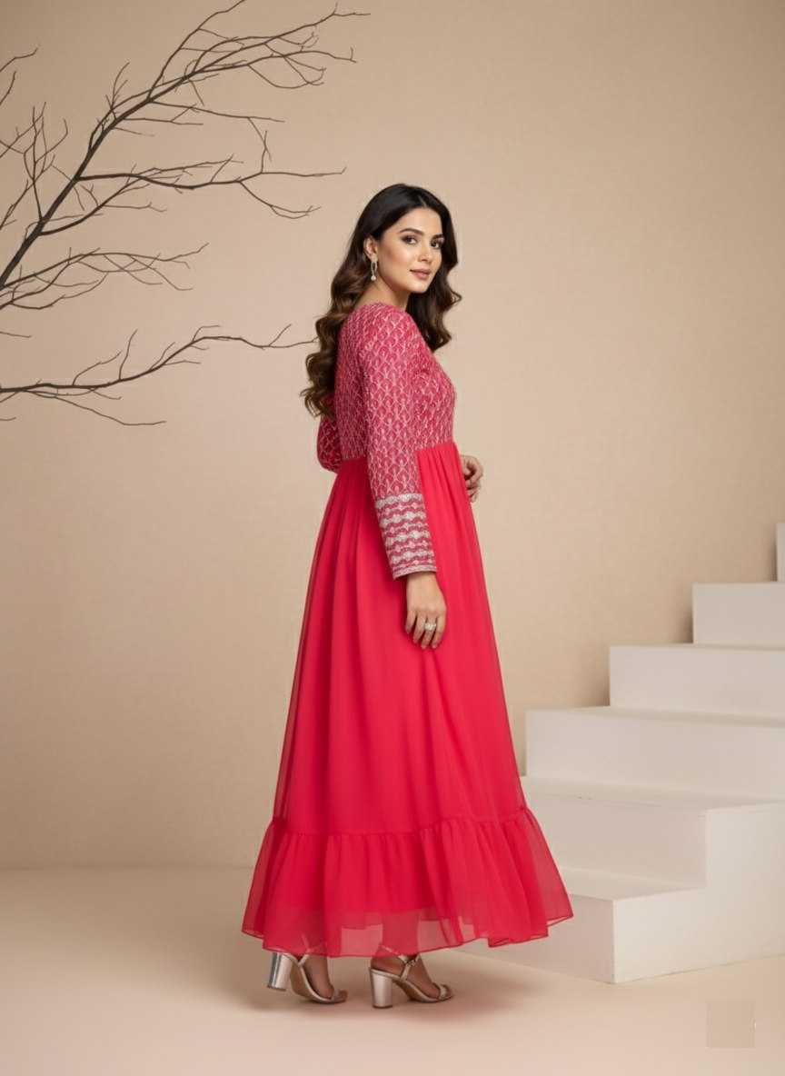 YNF Wholesale Georgette Anarkali Gown KESH559 385 | Surat Manufacturer