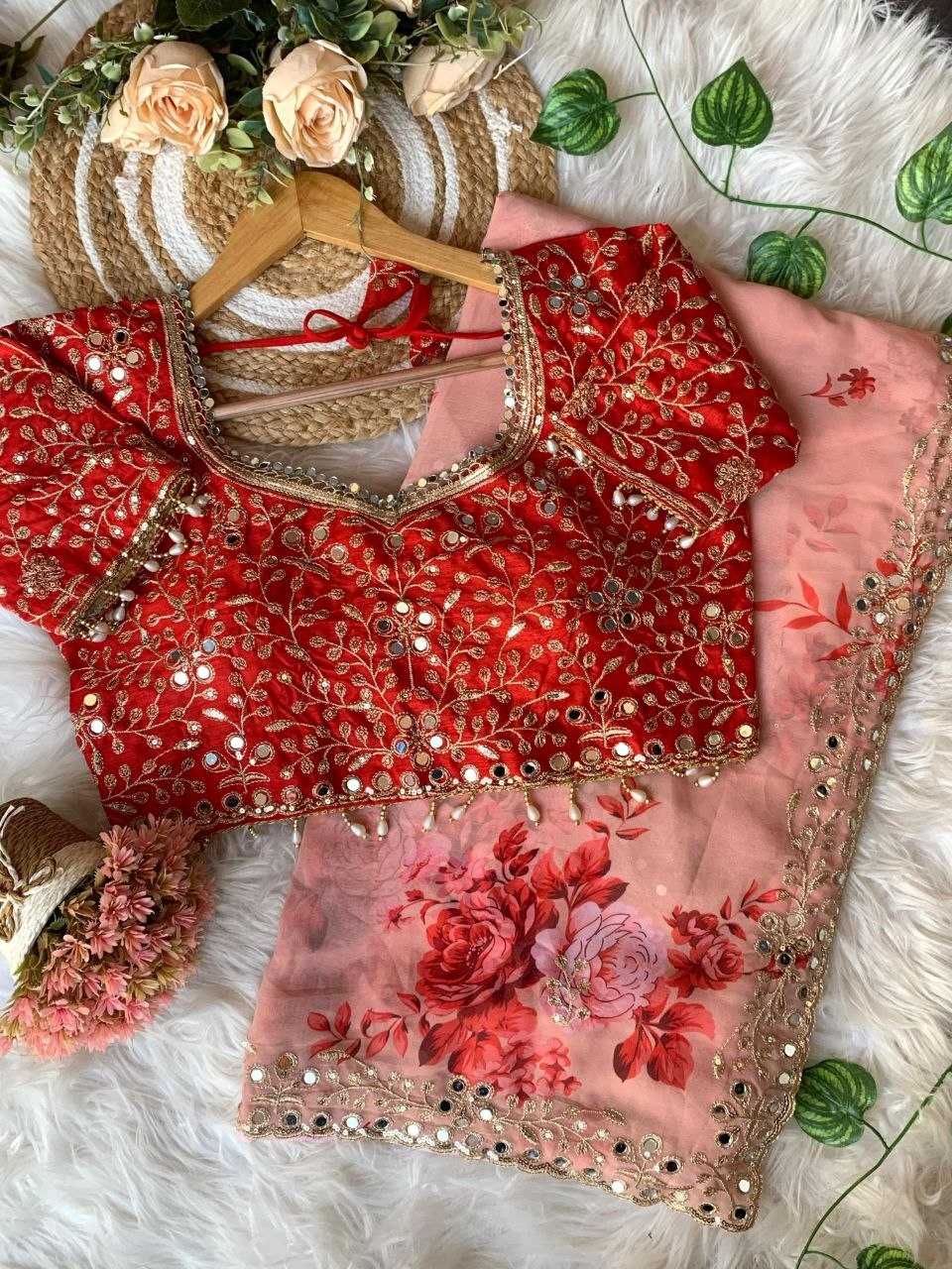 YNF Wholesale Georgette Printed Sarees KESH589 Samantha | Surat Manufacturer