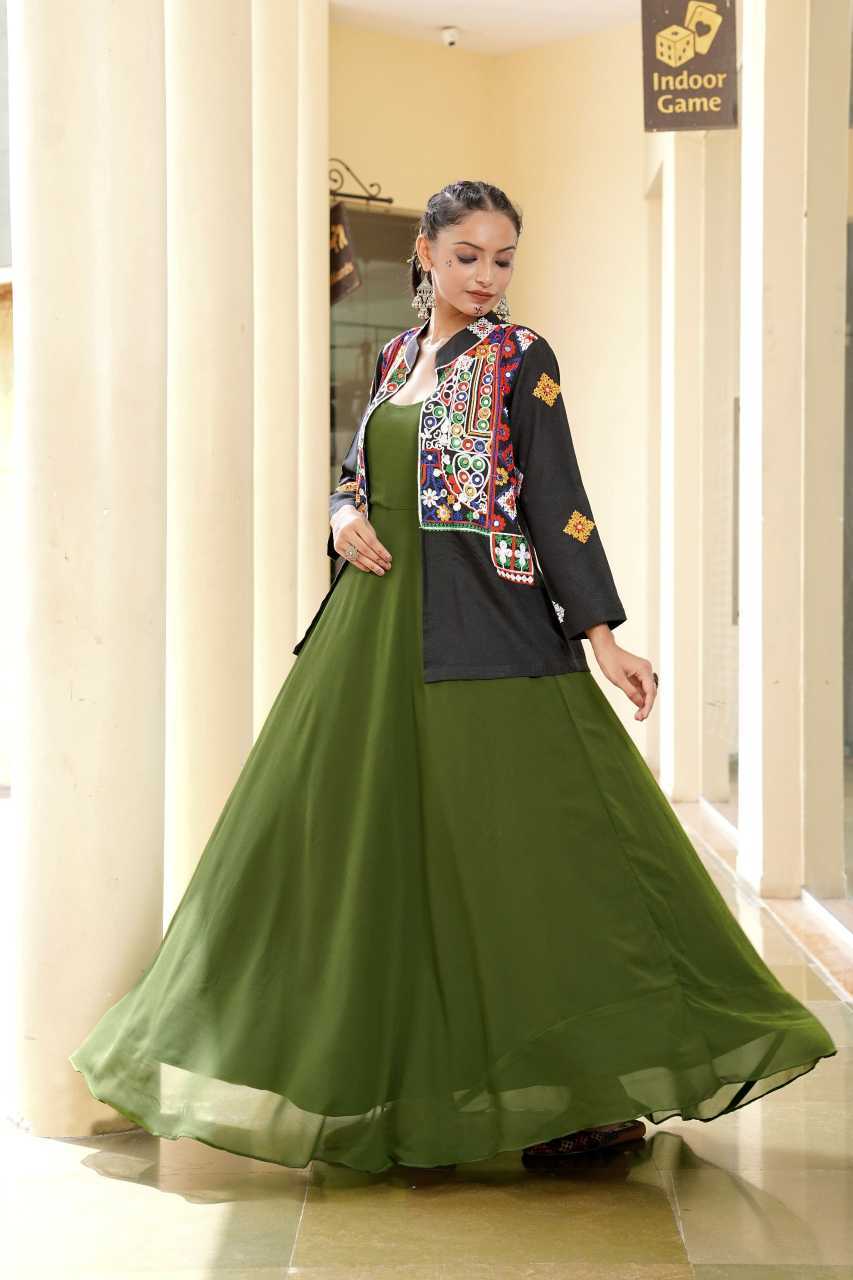 YNF Wholesale Georgette Georgette Gown KESH643 49 | Surat Manufacturer