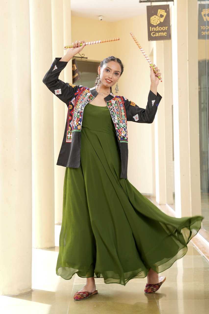 YNF Wholesale Georgette Georgette Gown KESH643 49 | Surat Manufacturer