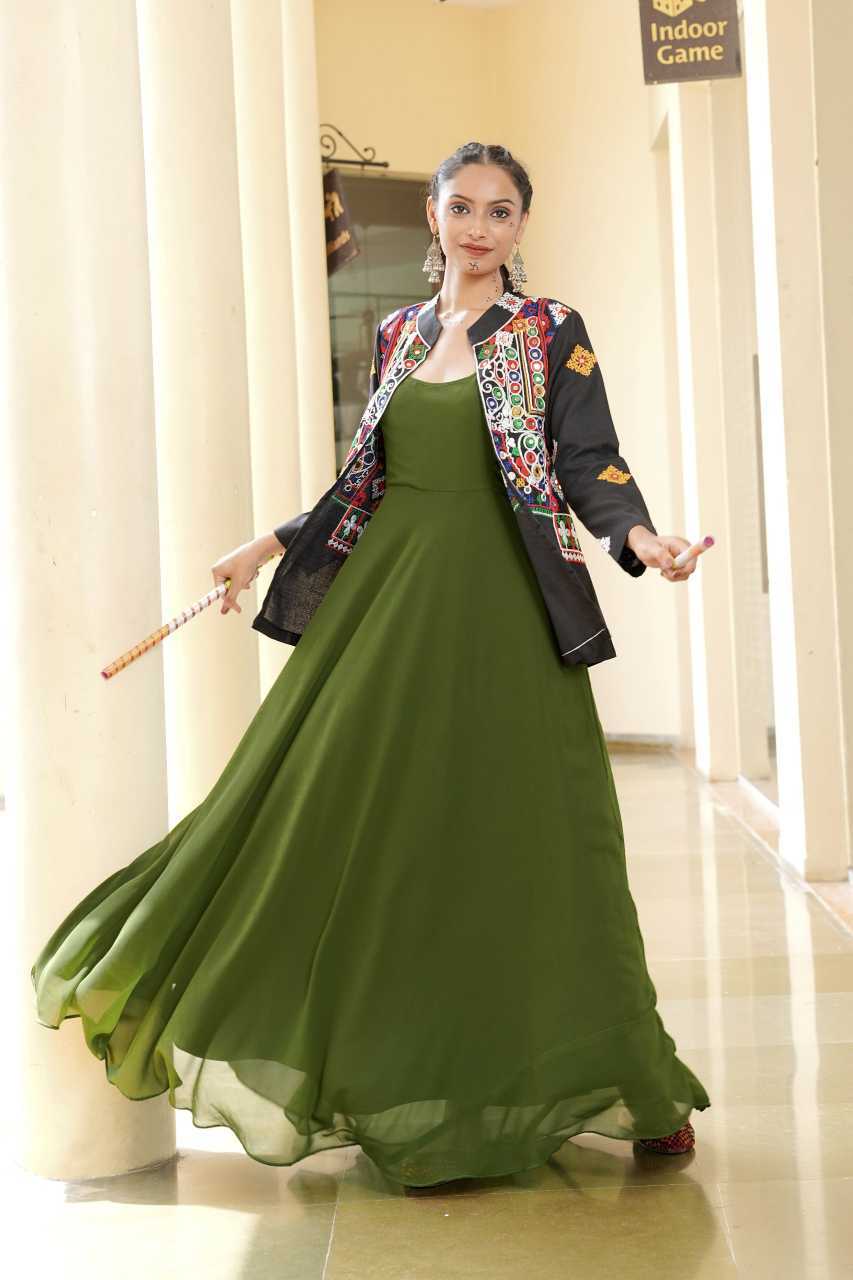 YNF Wholesale Georgette Georgette Gown KESH643 49 | Surat Manufacturer