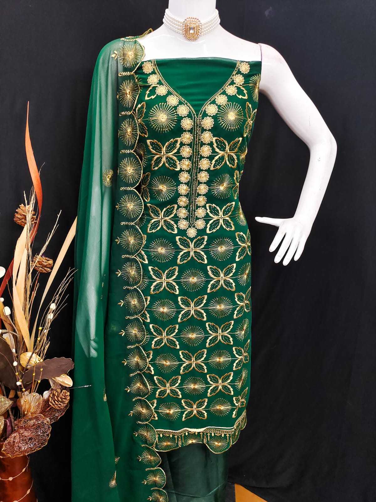 YNF Wholesale Georgette Unstitched Suits KESH648 1527 | Surat Manufacturer