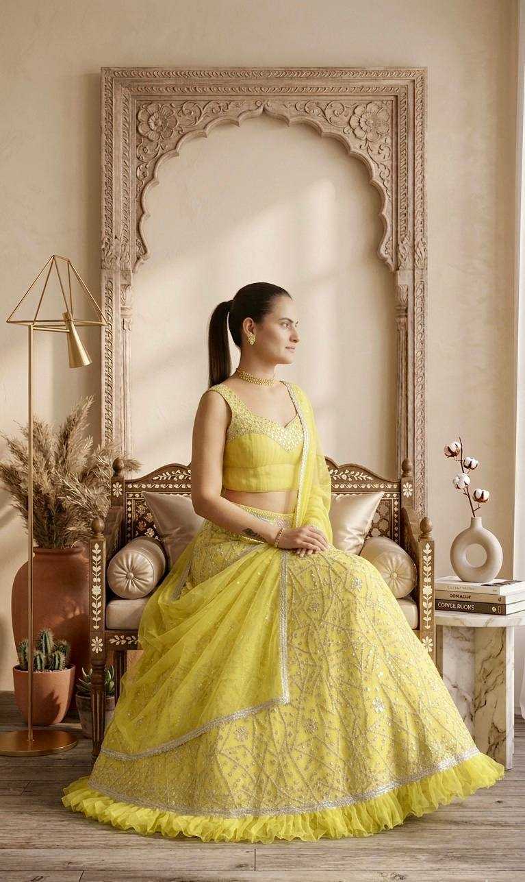 YNF Wholesale Georgette Zari Work Lehenga RIN213 1092 | Surat Manufacturer