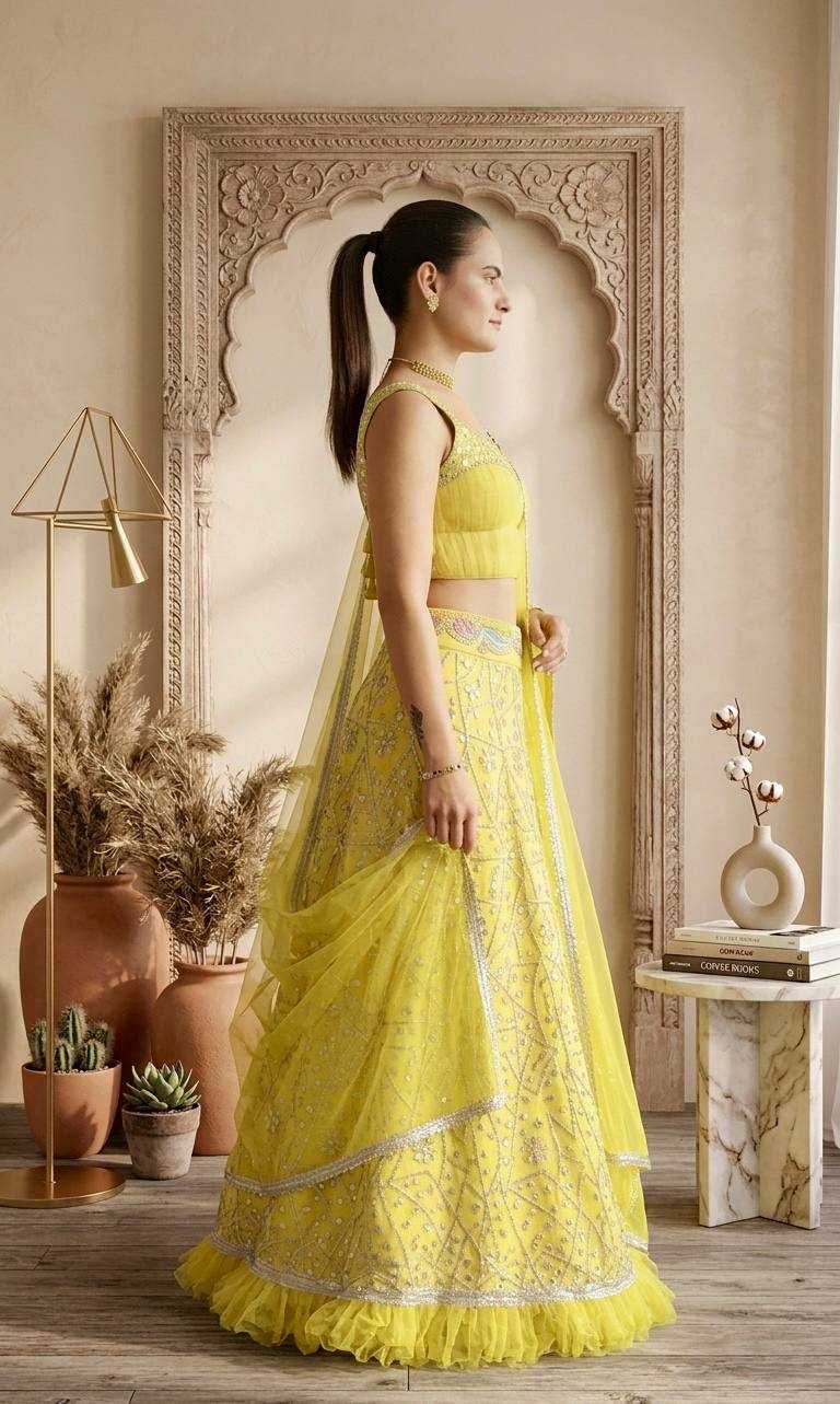 YNF Wholesale Georgette Zari Work Lehenga RIN213 1092 | Surat Manufacturer
