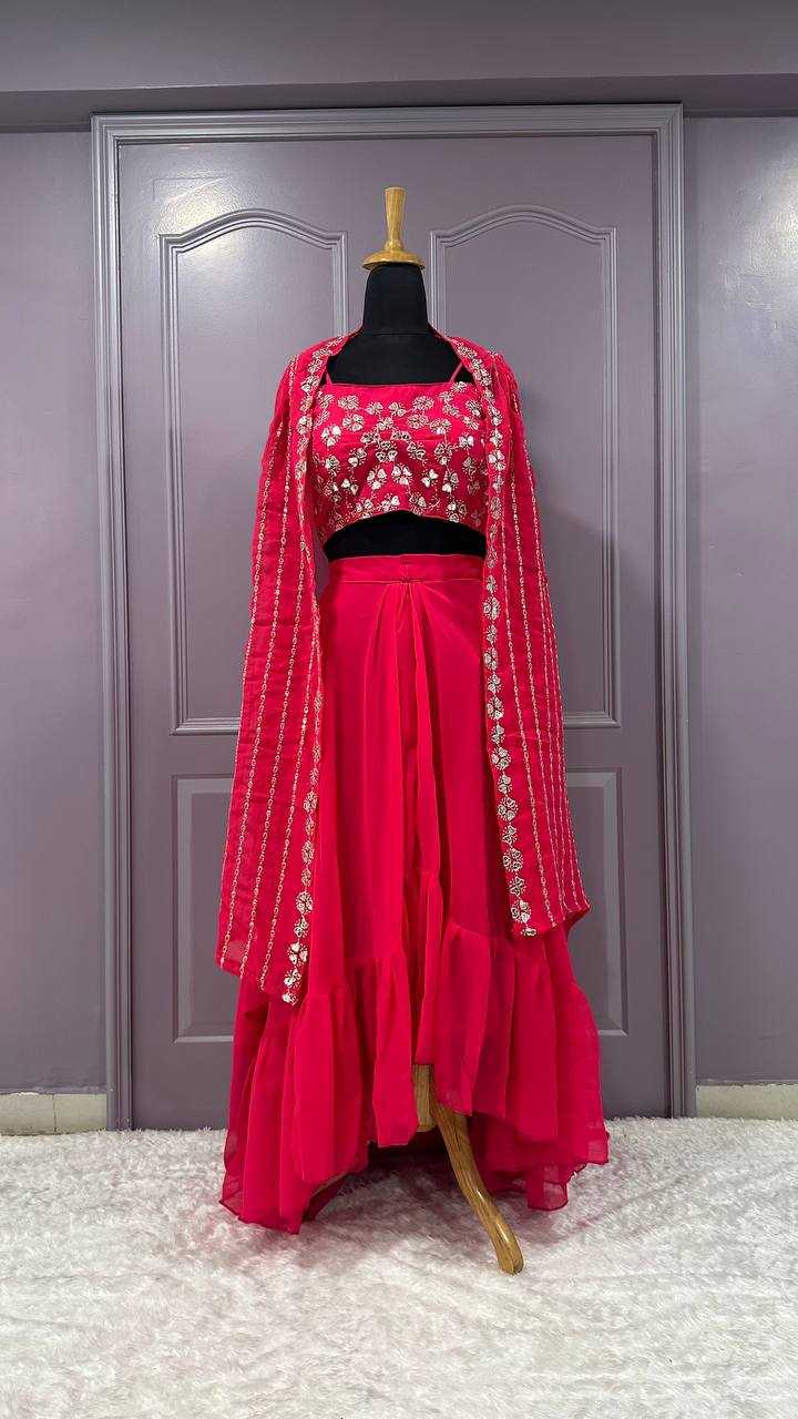 YNF Wholesale Georgette Indo Western Dresses RIN213 316 | Surat Manufacturer