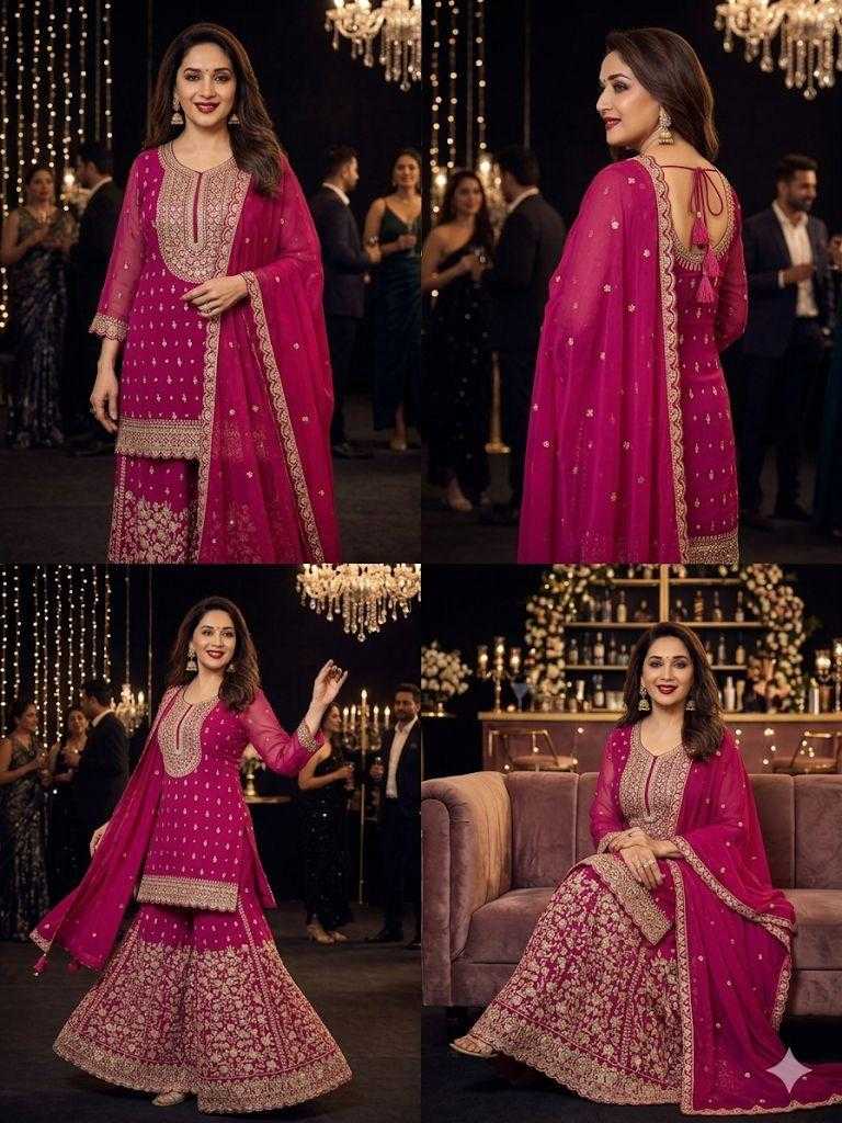 YNF Wholesale Georgette Madhuri Dixit Collections RIN230 Aishwarya | Surat Manufacturer