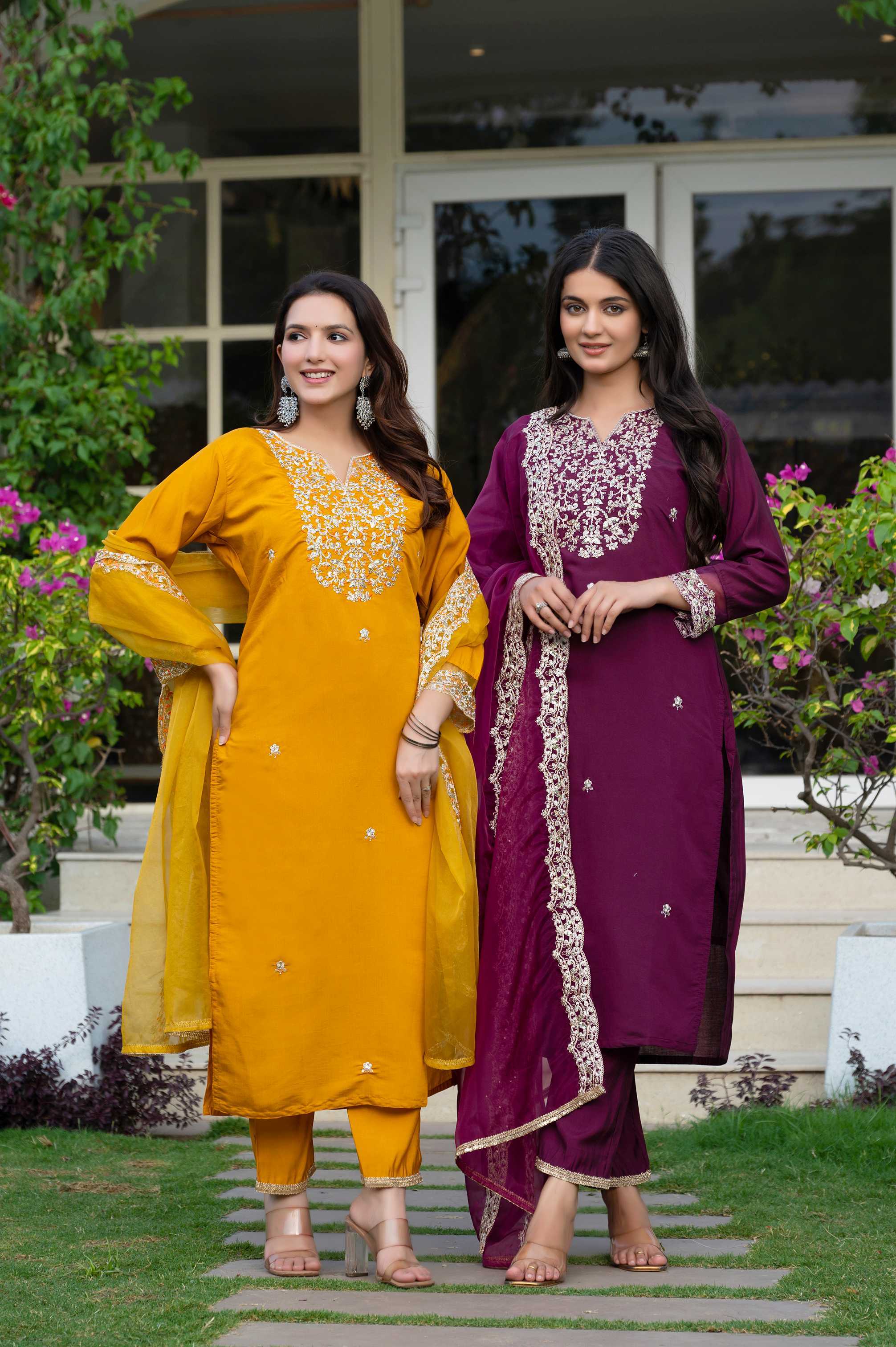 YNF Wholesale Heavy Roman Silk Embroidery Suits KESH422 1003 | Surat Manufacturer