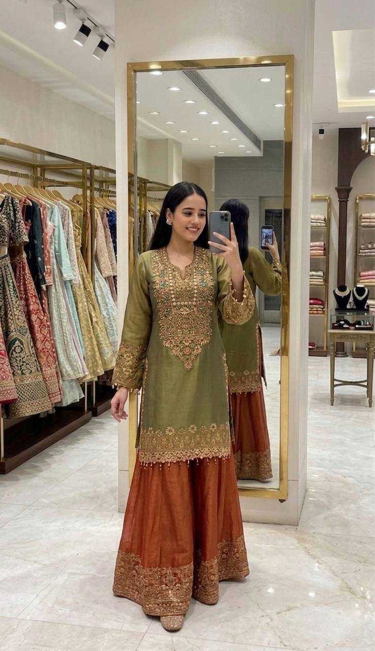 YNF Wholesale Heavy Roman Silk Sharara Salwar Suits KESH499 539 | Surat Manufacturer