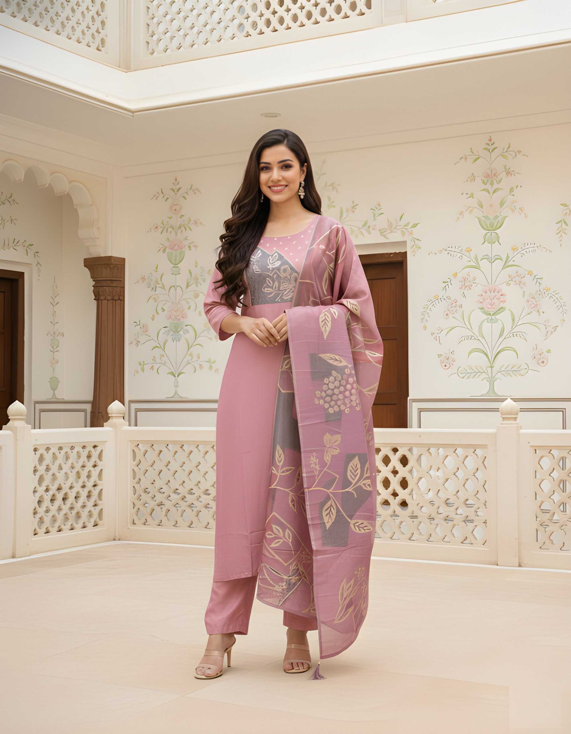 YNF Wholesale Heavy Roman Silk Printed Kurtis KESH559 6004 | Surat Manufacturer