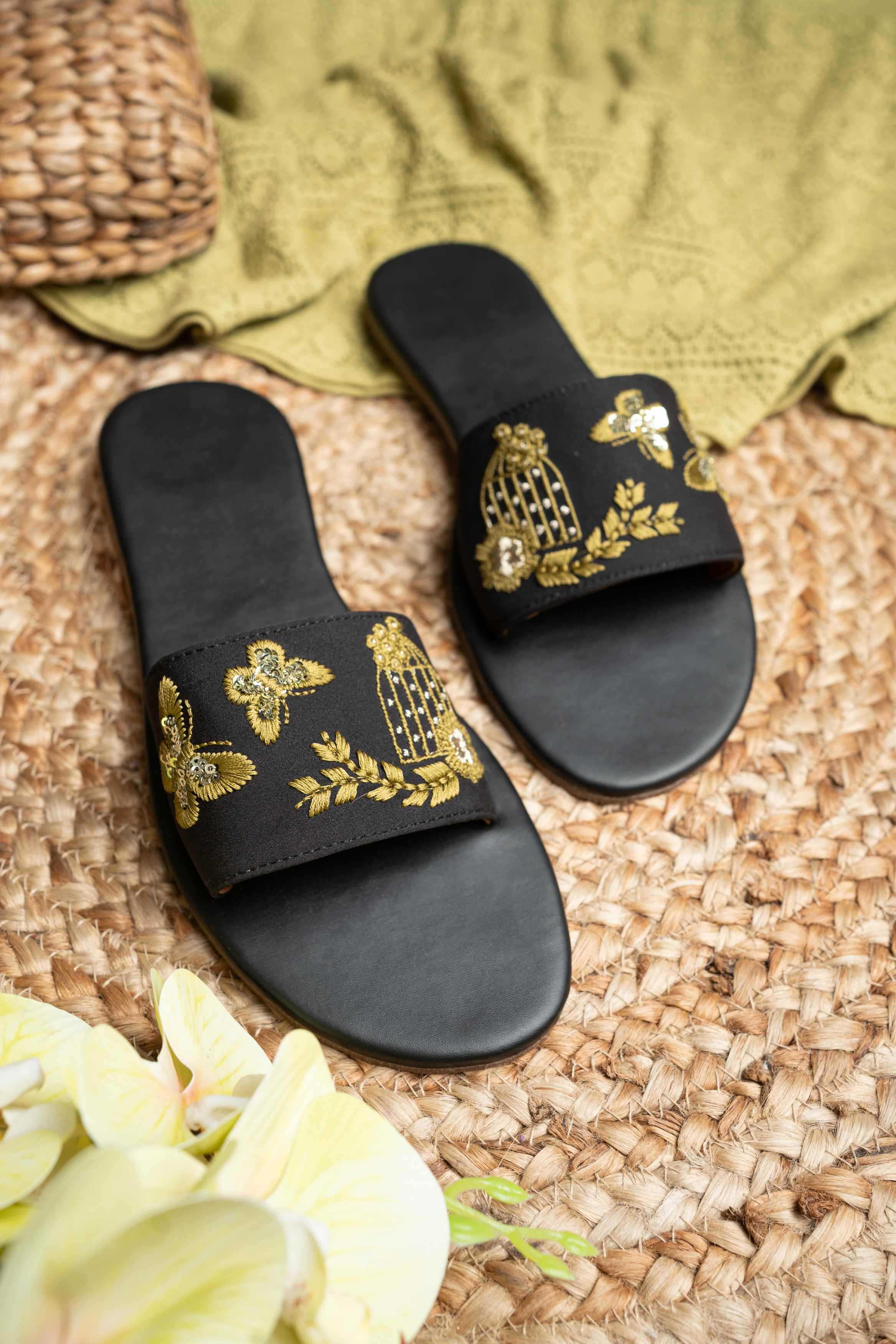 YNF Wholesale Heavy Roman Silk Casual Ethnic Footwear KESH641 NAYRA | Surat Manufacturer