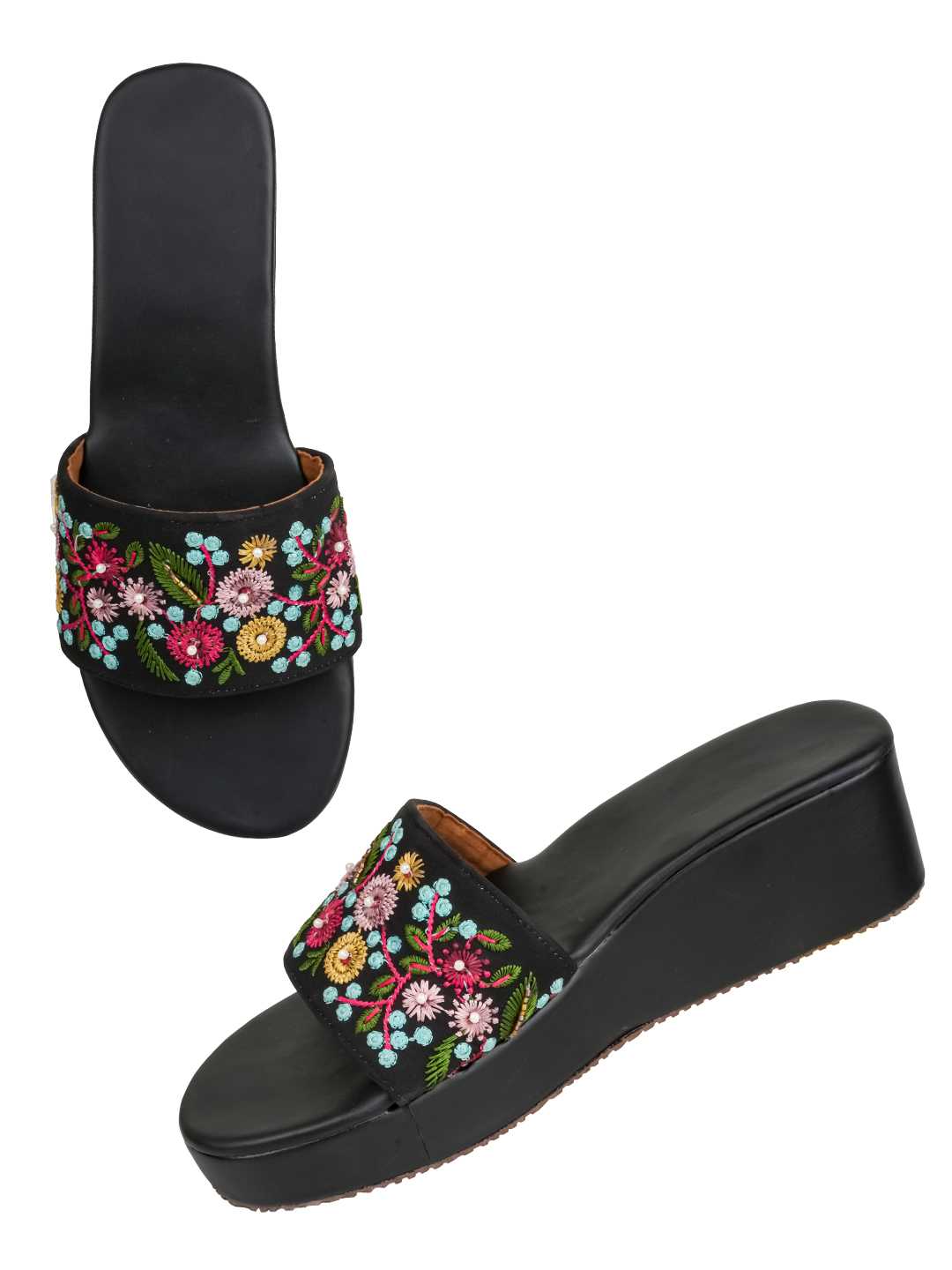 YNF Wholesale Heavy Roman Silk Casual Ethnic Footwear KESH641 YAMNA | Surat Manufacturer