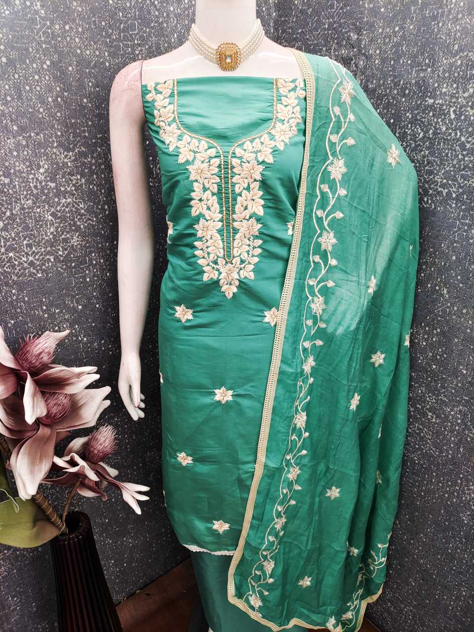 YNF Wholesale Heavy Roman Silk Embroidery Suits KESH648 1536 | Surat Manufacturer