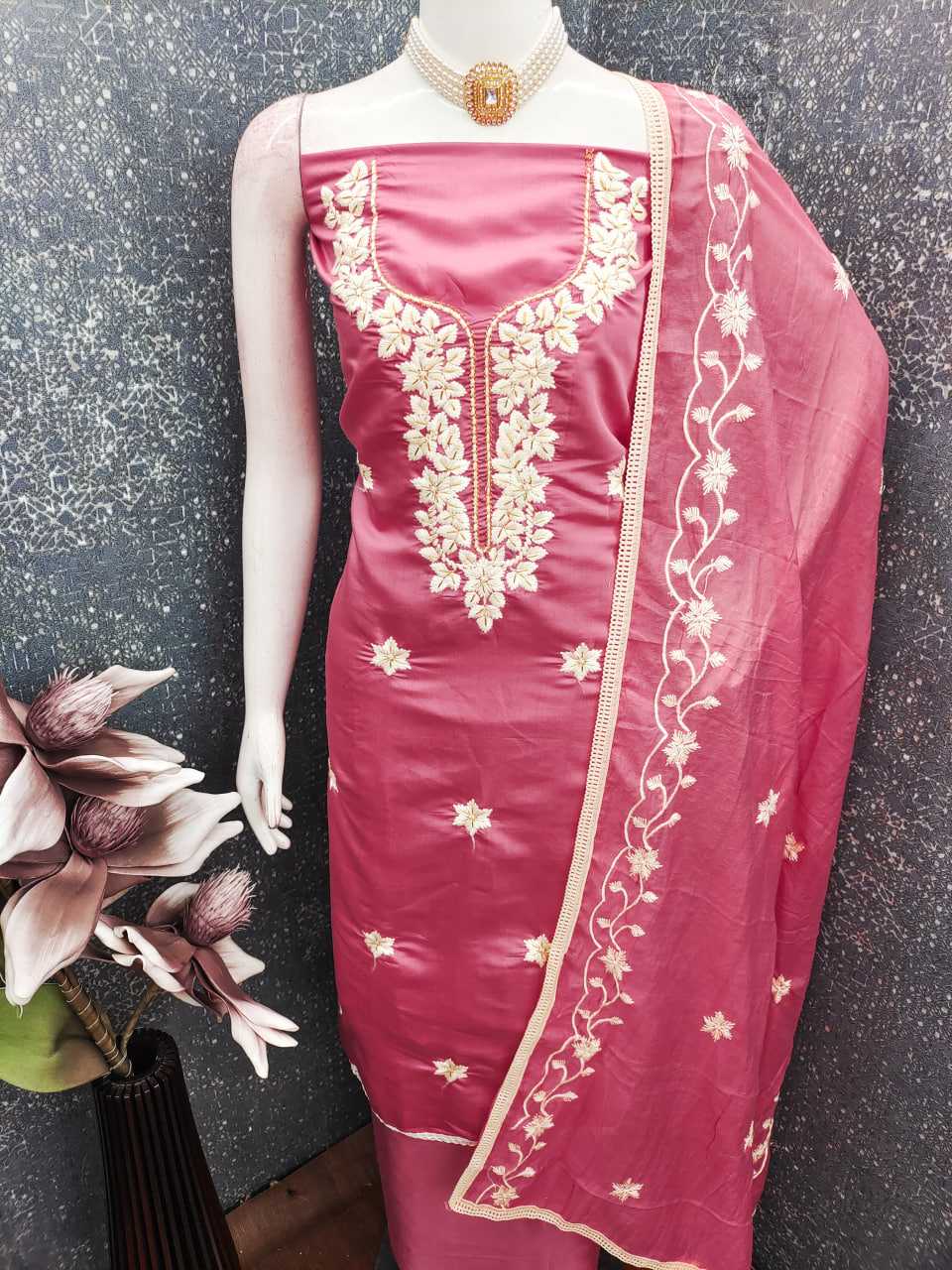 YNF Wholesale Heavy Roman Silk Embroidery Suits KESH648 1536 | Surat Manufacturer