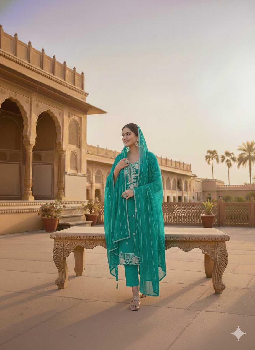 YNF Wholesale Heavy Roman Silk Embroidery Suits KESH648 1537 | Surat Manufacturer