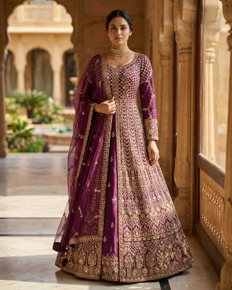 YNF Wholesale Heavy Silk Bridal Lehenga KESH579 G81 | Surat Manufacturer
