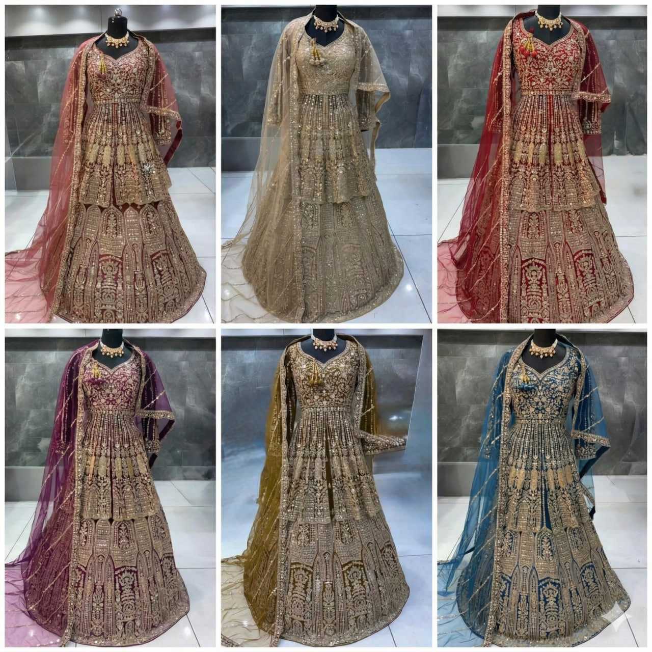 YNF Wholesale Heavy Silk Bridal Lehenga KESH579 G98 | Surat Manufacturer