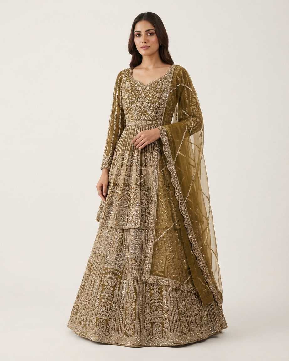 YNF Wholesale Heavy Silk Bridal Lehenga KESH579 G98 | Surat Manufacturer