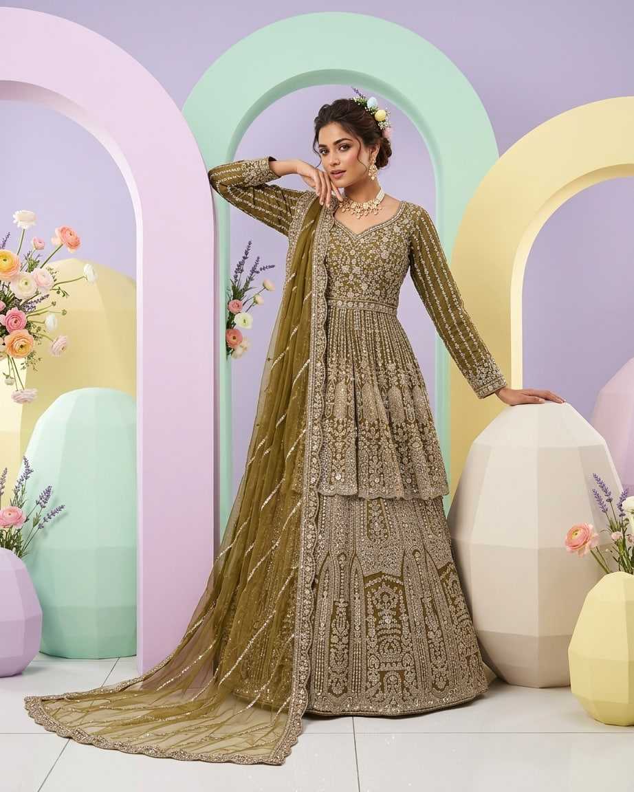 YNF Wholesale Heavy Silk Bridal Lehenga KESH579 G98 | Surat Manufacturer