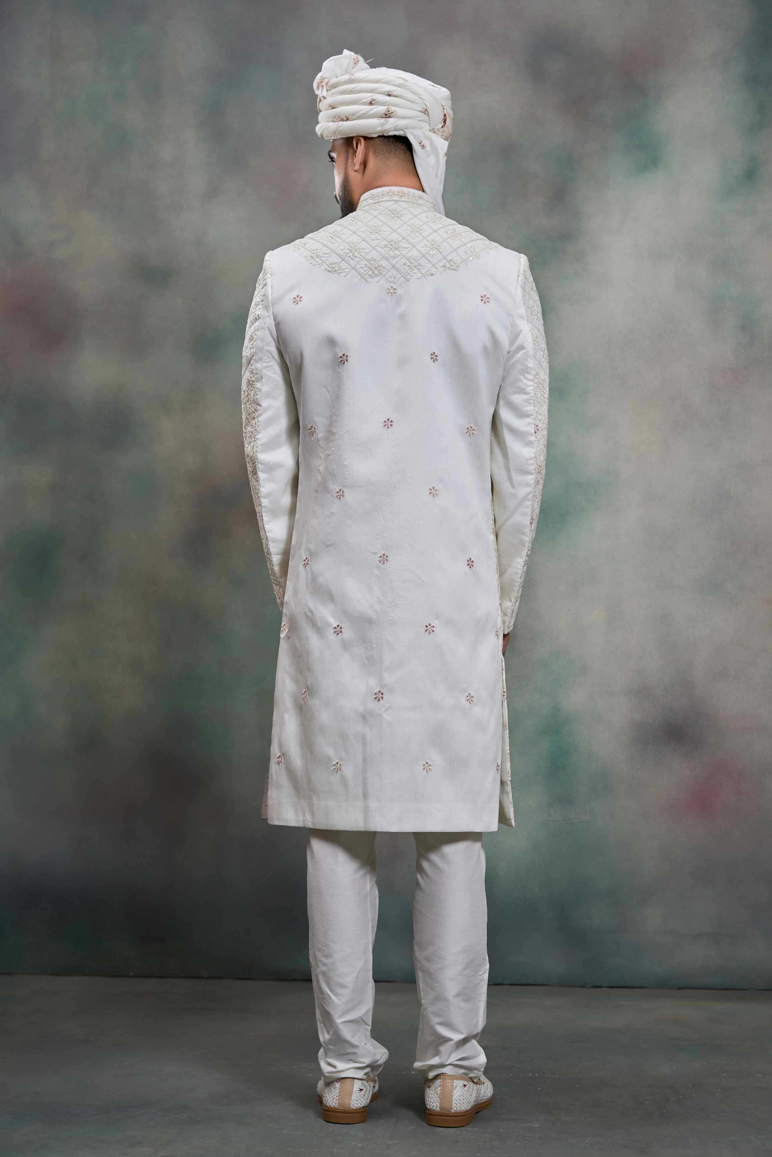 YNF Wholesale Heavy Silk Wedding Sherwani RIN223 5090 - 5108 | Surat Manufacturer
