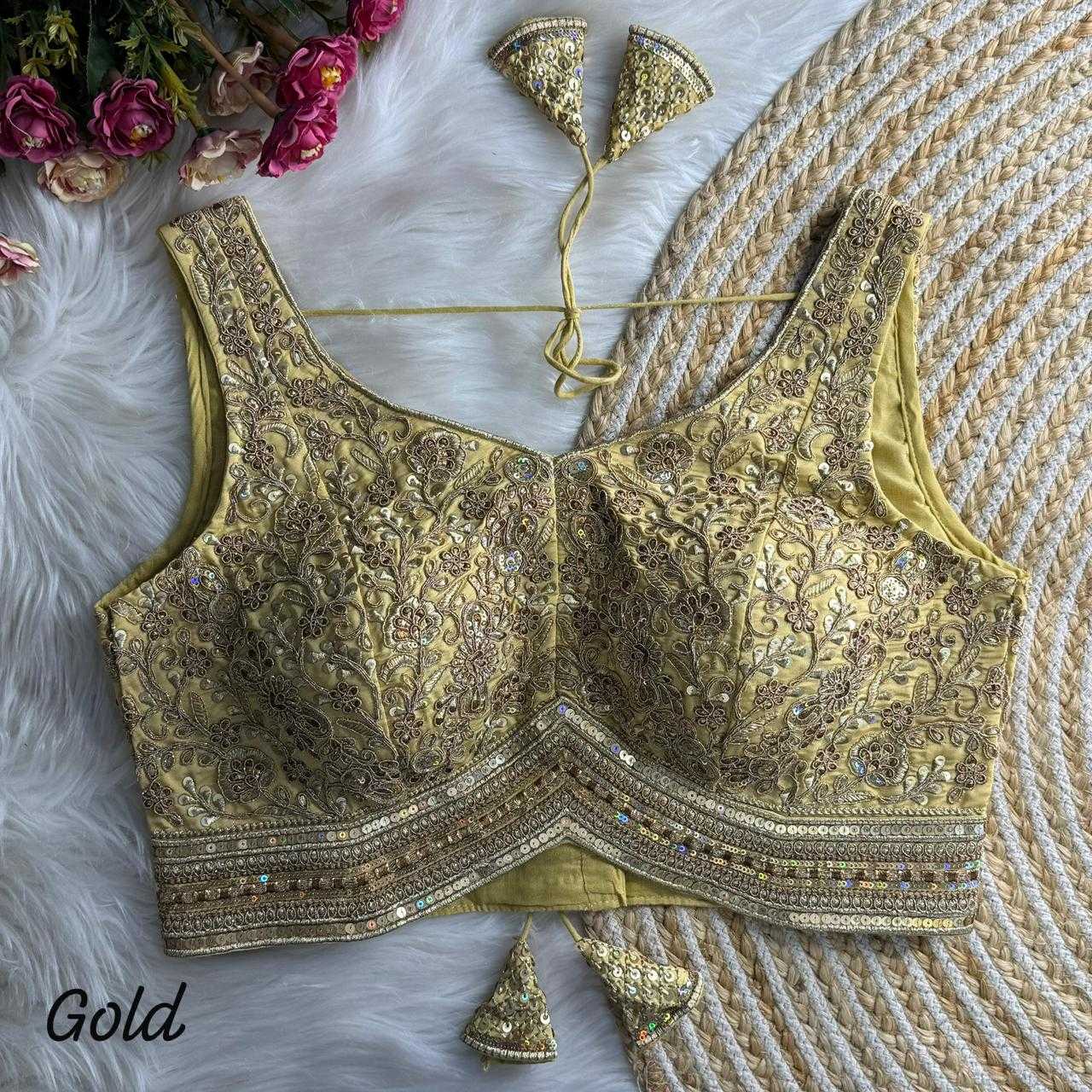 YNF Wholesale Italian Silk Designer Blouse KESH111 Italian Silk | Surat Manufacturer