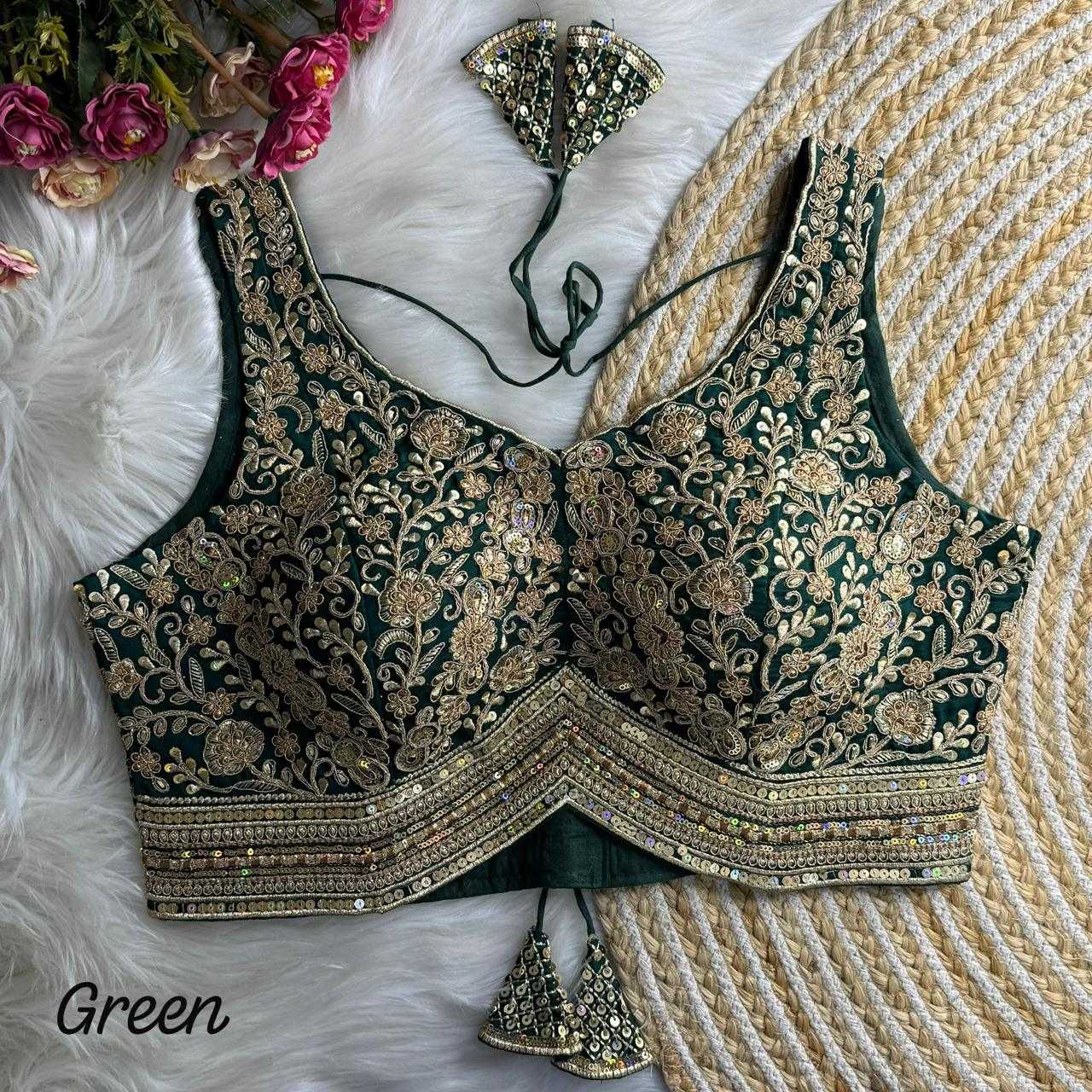 YNF Wholesale Italian Silk Designer Blouse KESH111 Italian Silk | Surat Manufacturer