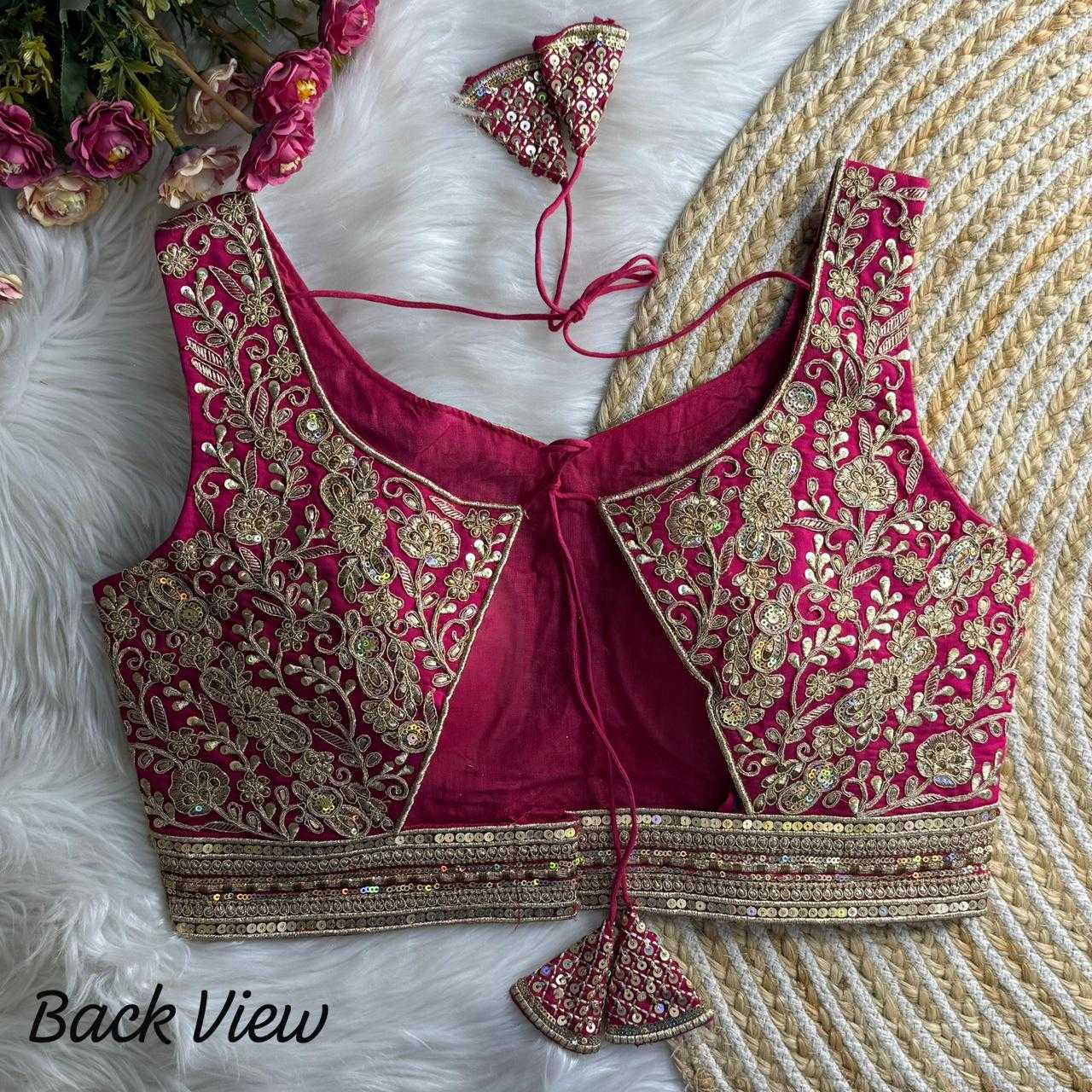 YNF Wholesale Italian Silk Designer Blouse KESH111 Italian Silk | Surat Manufacturer