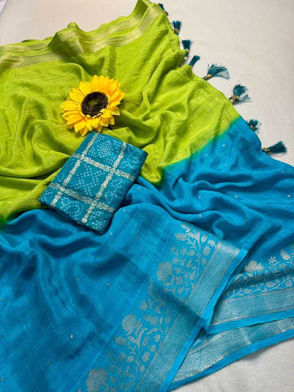 YNF Wholesale Jacquard Lace Border Sarees KESH576 043 | Surat Manufacturer