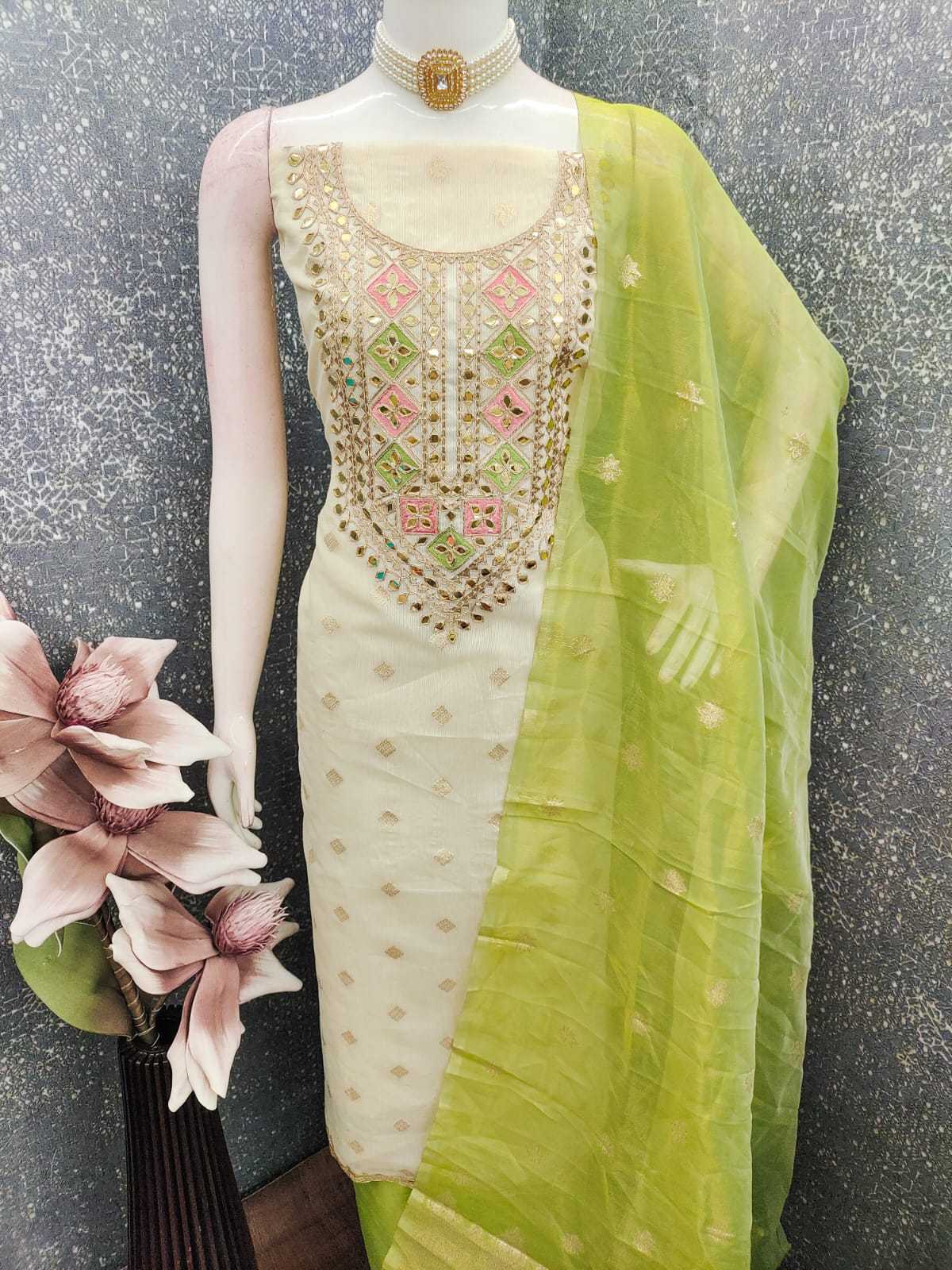 YNF Wholesale Jacquard Embroidery Suits KESH648 1513 | Surat Manufacturer