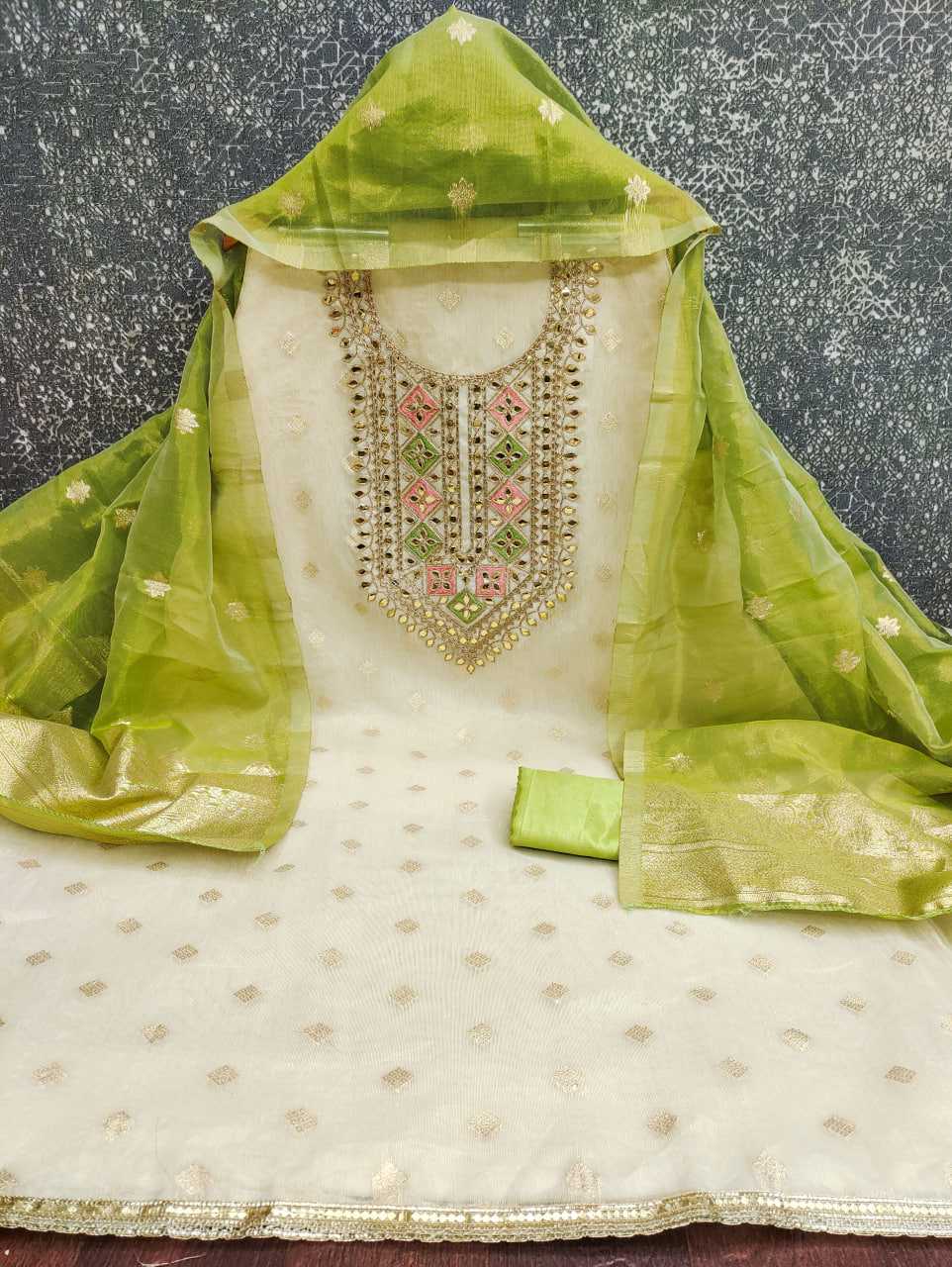 YNF Wholesale Jacquard Embroidery Suits KESH648 1513 | Surat Manufacturer