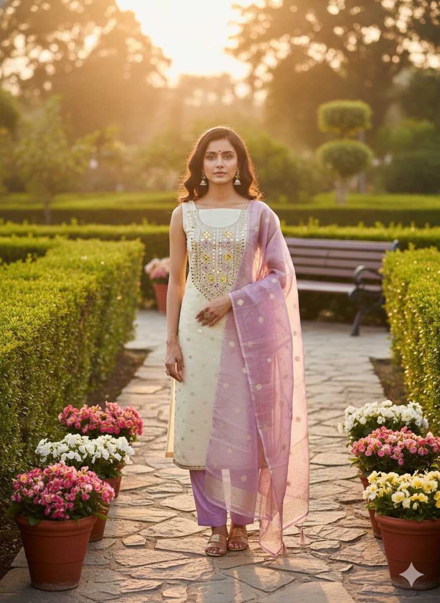 YNF Wholesale Jacquard Embroidery Suits KESH648 1513 | Surat Manufacturer