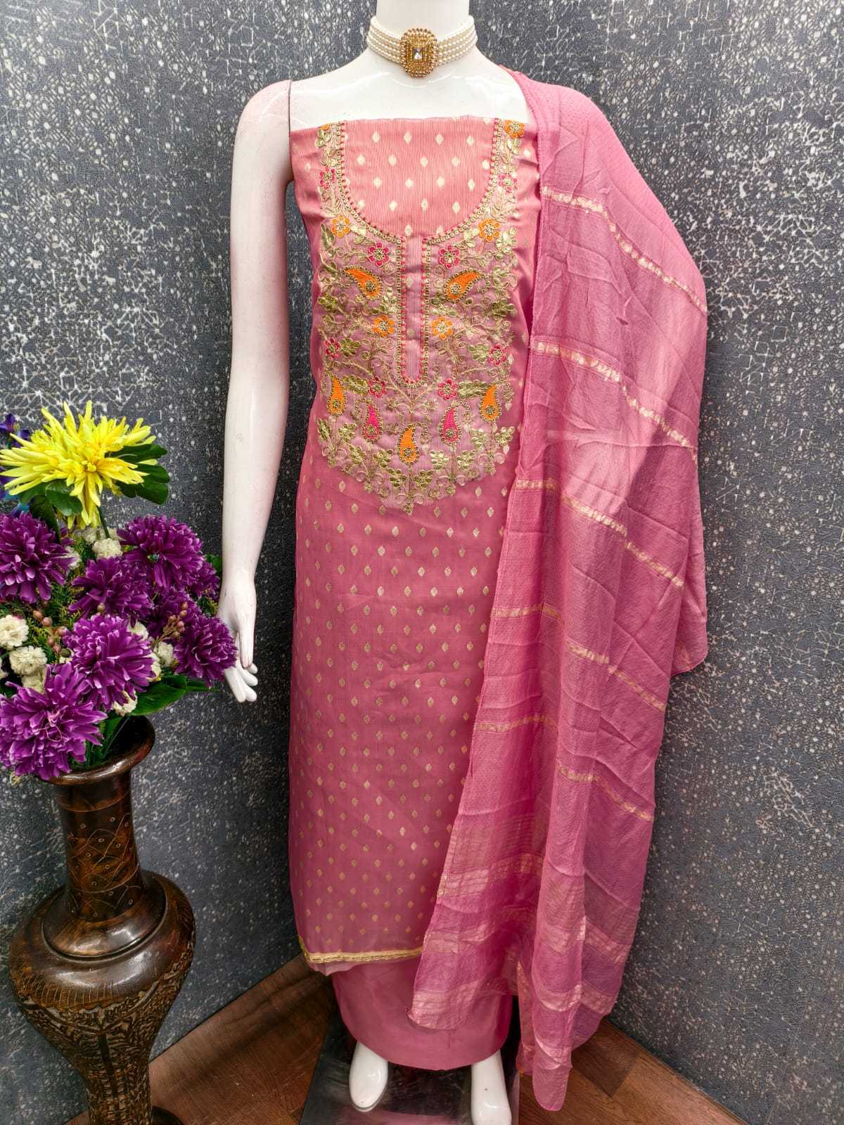 YNF Wholesale Jacquard Suit Material KESH648 1520 | Surat Manufacturer