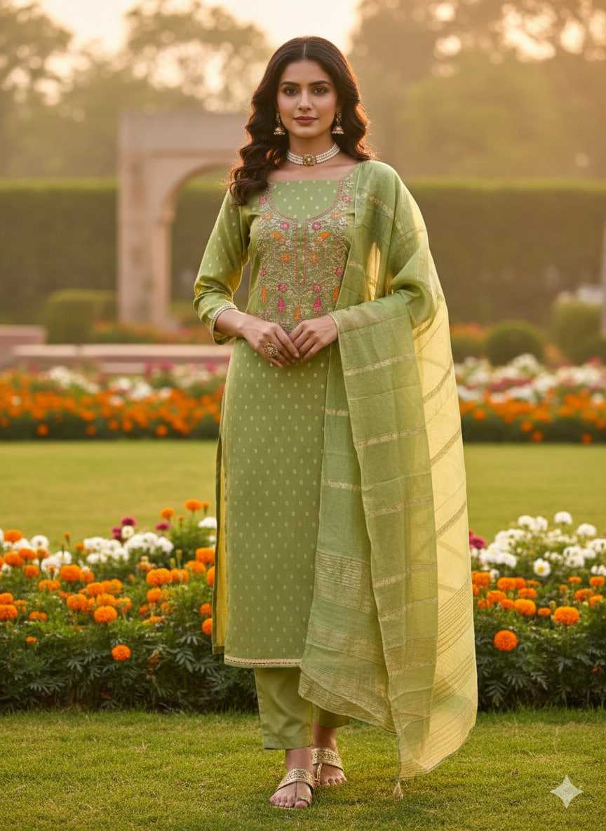 YNF Wholesale Jacquard Suit Material KESH648 1520 | Surat Manufacturer