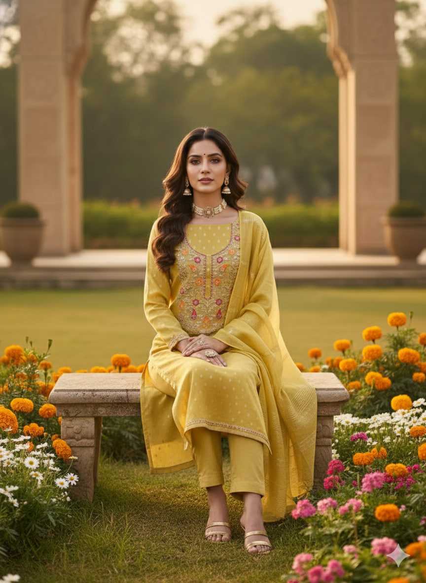 YNF Wholesale Jacquard Suit Material KESH648 1520 | Surat Manufacturer