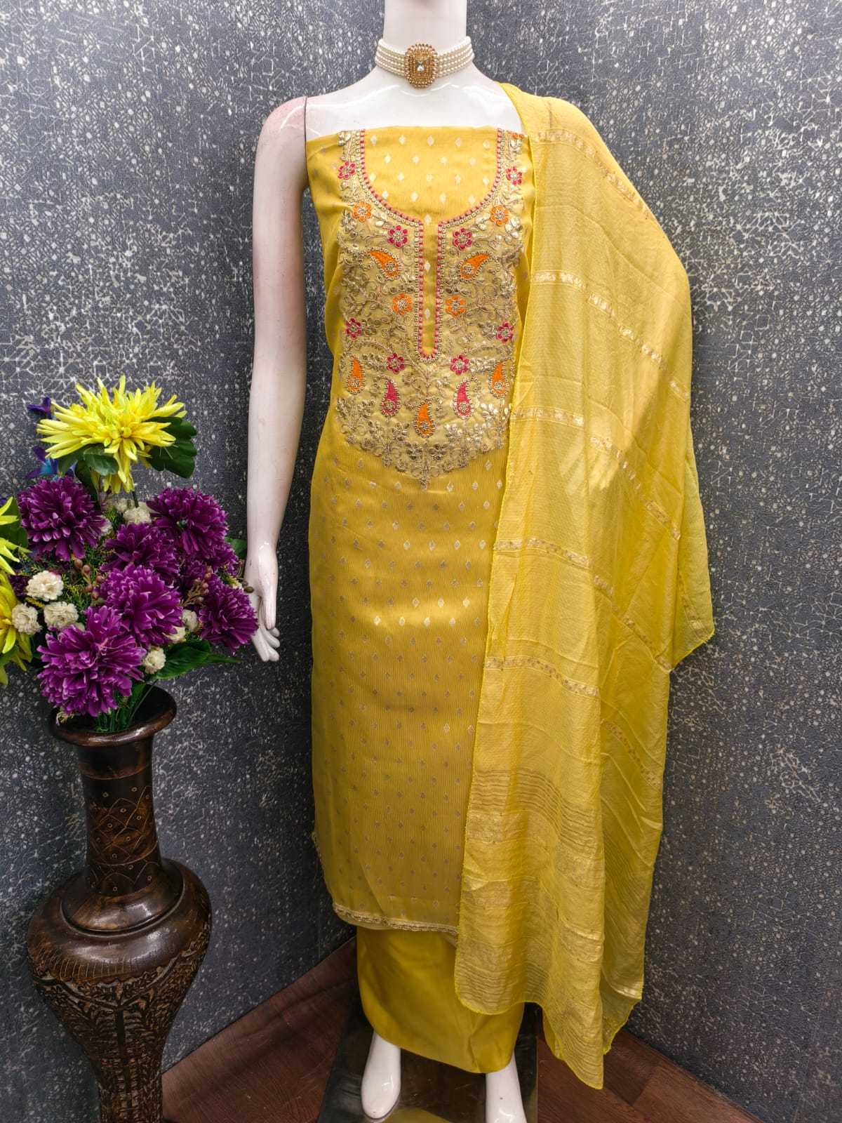 YNF Wholesale Jacquard Suit Material KESH648 1520 | Surat Manufacturer