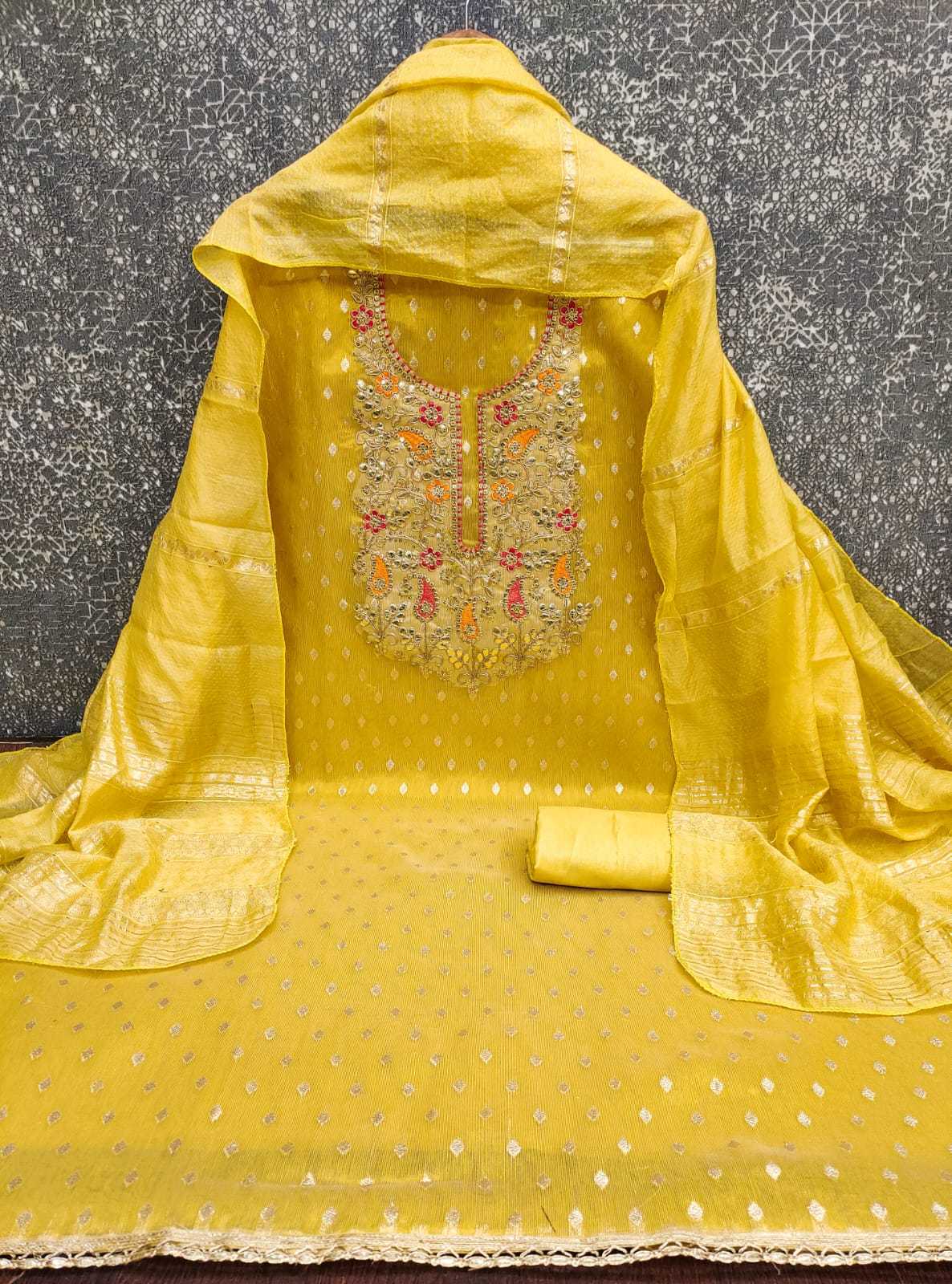 YNF Wholesale Jacquard Suit Material KESH648 1520 | Surat Manufacturer