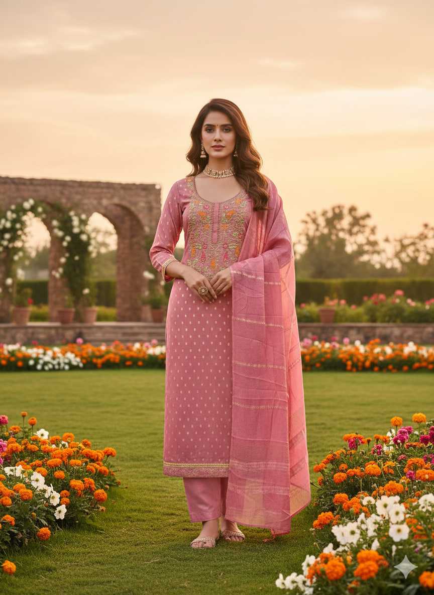 YNF Wholesale Jacquard Suit Material KESH648 1520 | Surat Manufacturer
