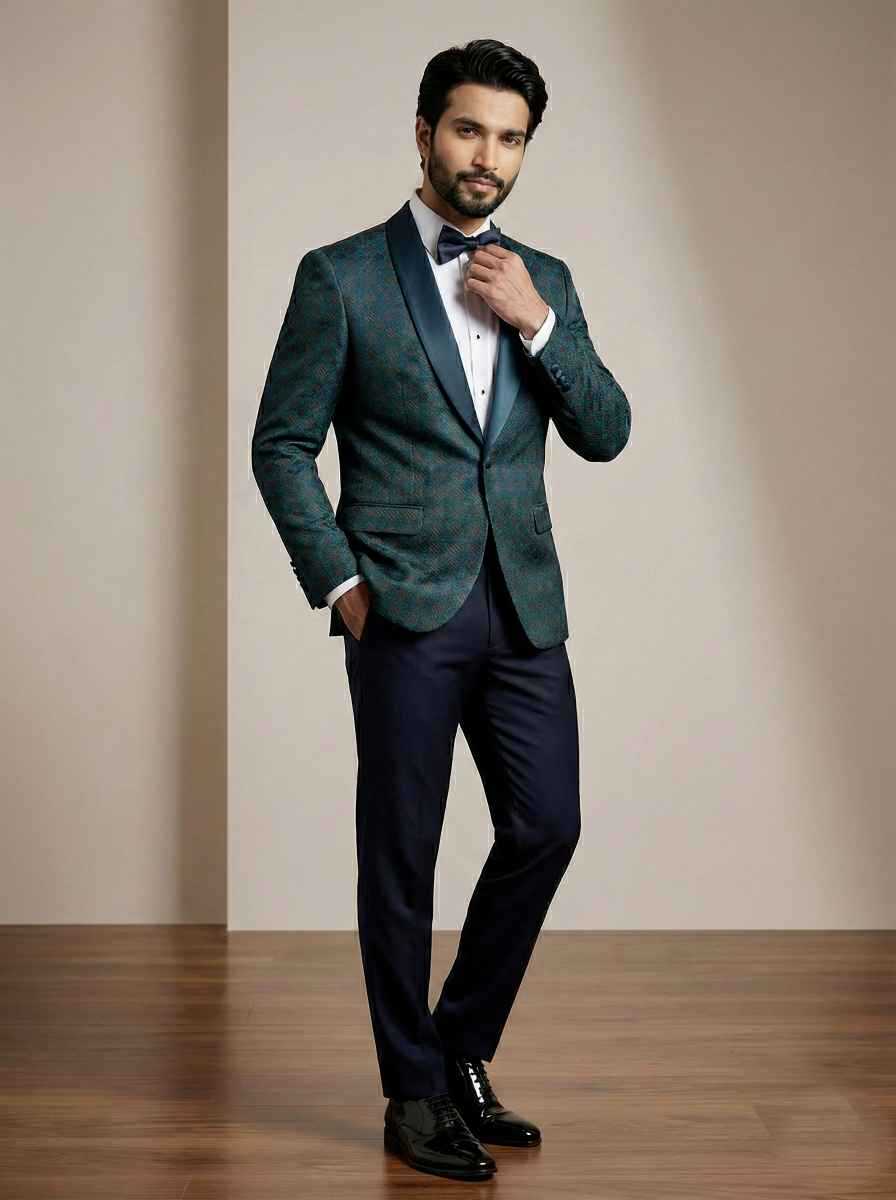 YNF Wholesale Jacquard Tuxedo Suits RIN223 Series 5090 to 5098 | Surat Manufacturer