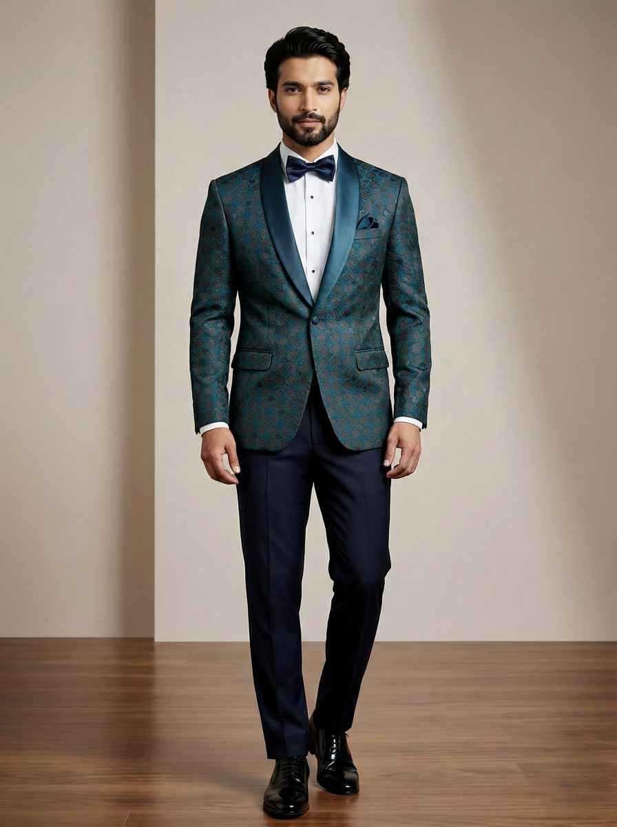 YNF Wholesale Jacquard Tuxedo Suits RIN223 Series 5090 to 5098 | Surat Manufacturer