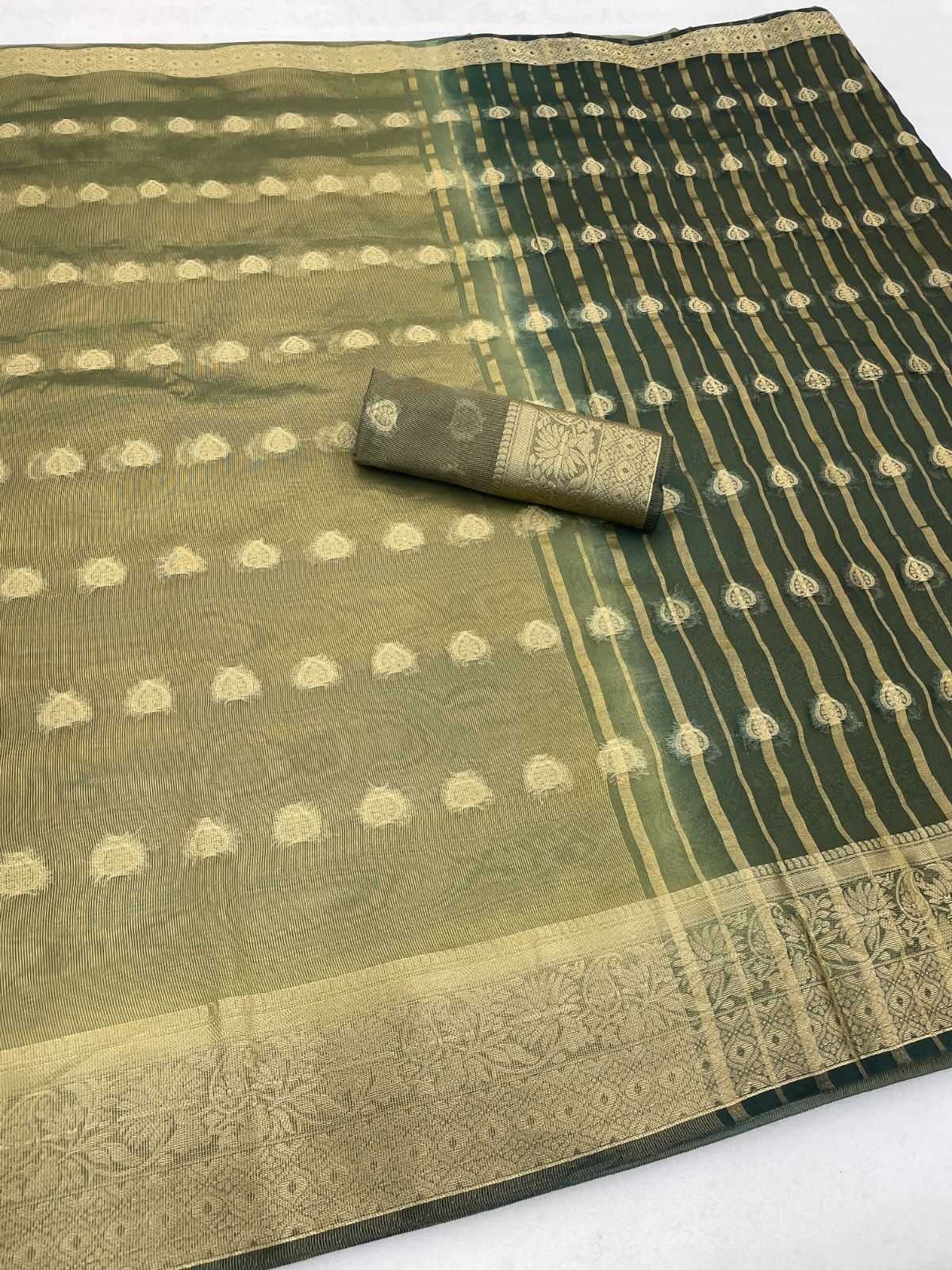 YNF Wholesale Jequard Silk Fancy Sarees KESH577 CM - BUTI | Surat Manufacturer