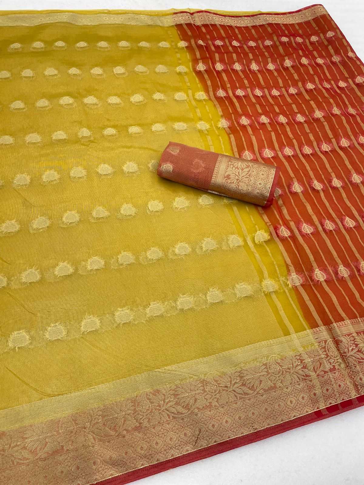 YNF Wholesale Jequard Silk Fancy Sarees KESH577 CM - BUTI | Surat Manufacturer