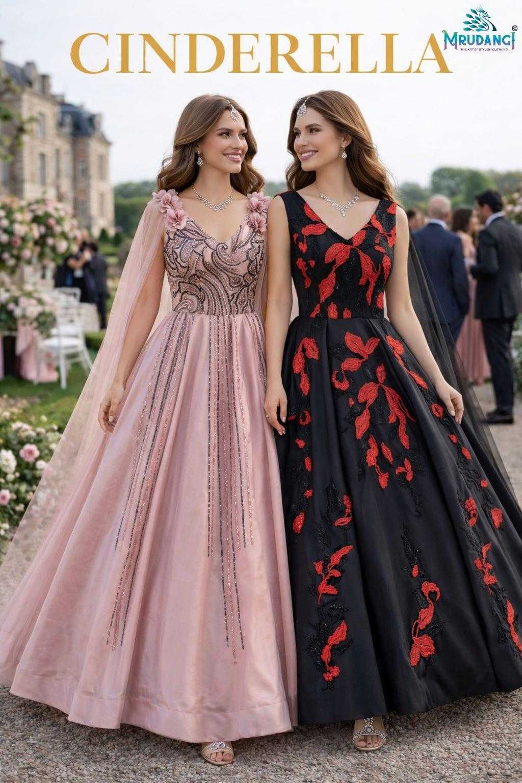 YNF Wholesale Jimmy Choo Party Gowns KESH481 CINDERELLA | Surat Manufacturer