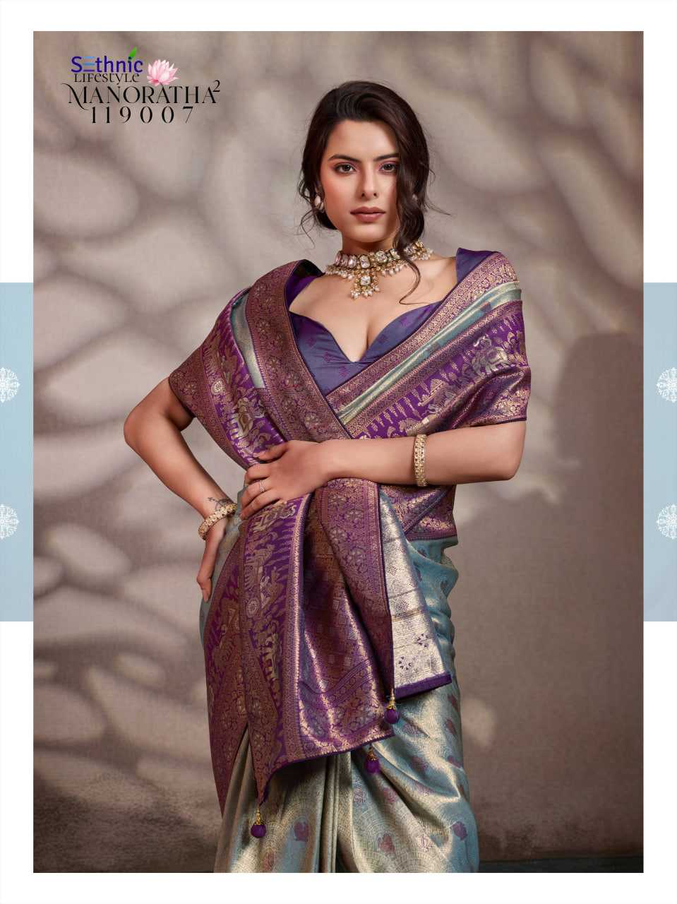 YNF Wholesale Kanjivaram Silk Kanjivaram Silk Sarees KESH113 Sethnic Lifestyle Manoratha vol-2 119001-10 | Surat Manufacturer