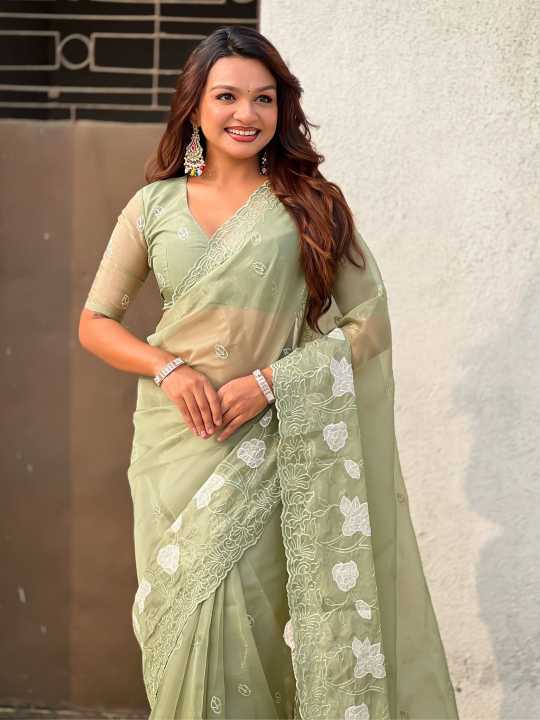 YNF Wholesale Kora Silk Kora Silk Sarees RIN116 FALAK | Surat Manufacturer