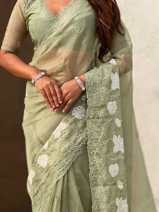 YNF Wholesale Kora Silk Kora Silk Sarees RIN116 FALAK | Surat Manufacturer