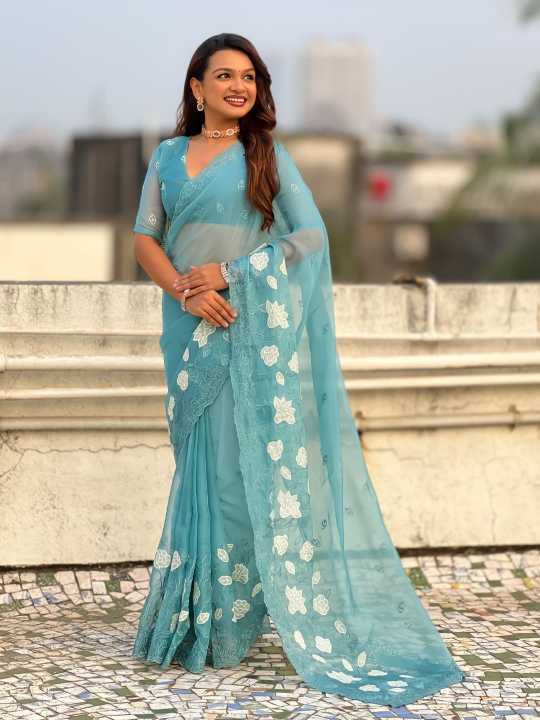 YNF Wholesale Kora Silk Kora Silk Sarees RIN116 FALAK | Surat Manufacturer