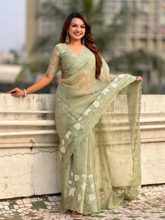 YNF Wholesale Kora Silk Kora Silk Sarees RIN116 FALAK | Surat Manufacturer