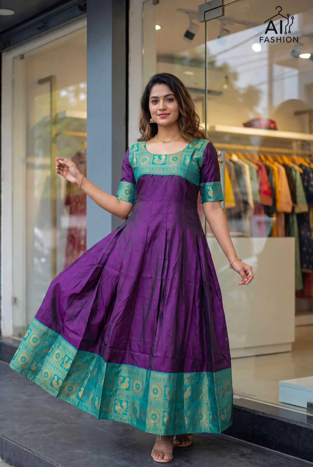 YNF Wholesale Lichi Silk Party Wear Gowns KESH481 Kalyani | Surat Manufacturer