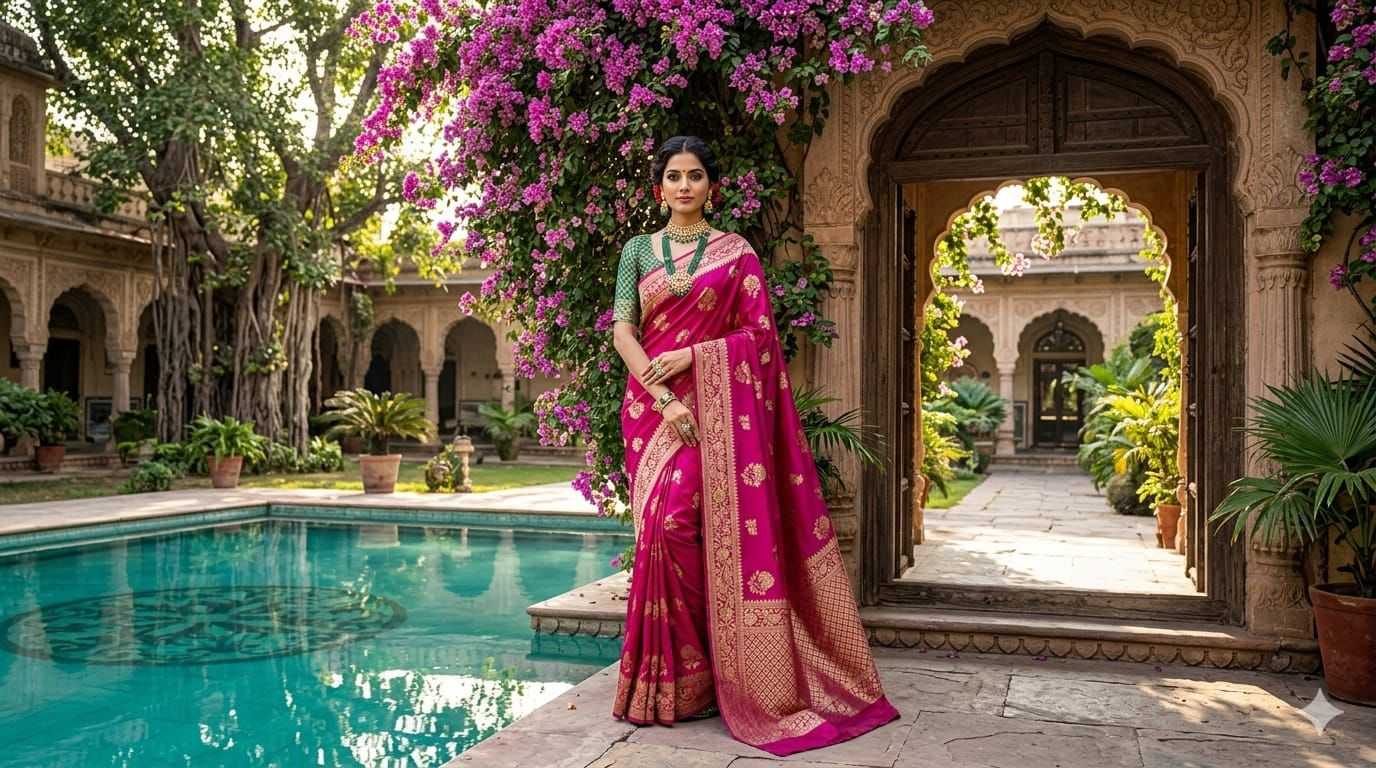 YNF Wholesale Lichi Silk Banarasi Silk Sarees KESH577 0038 | Surat Manufacturer